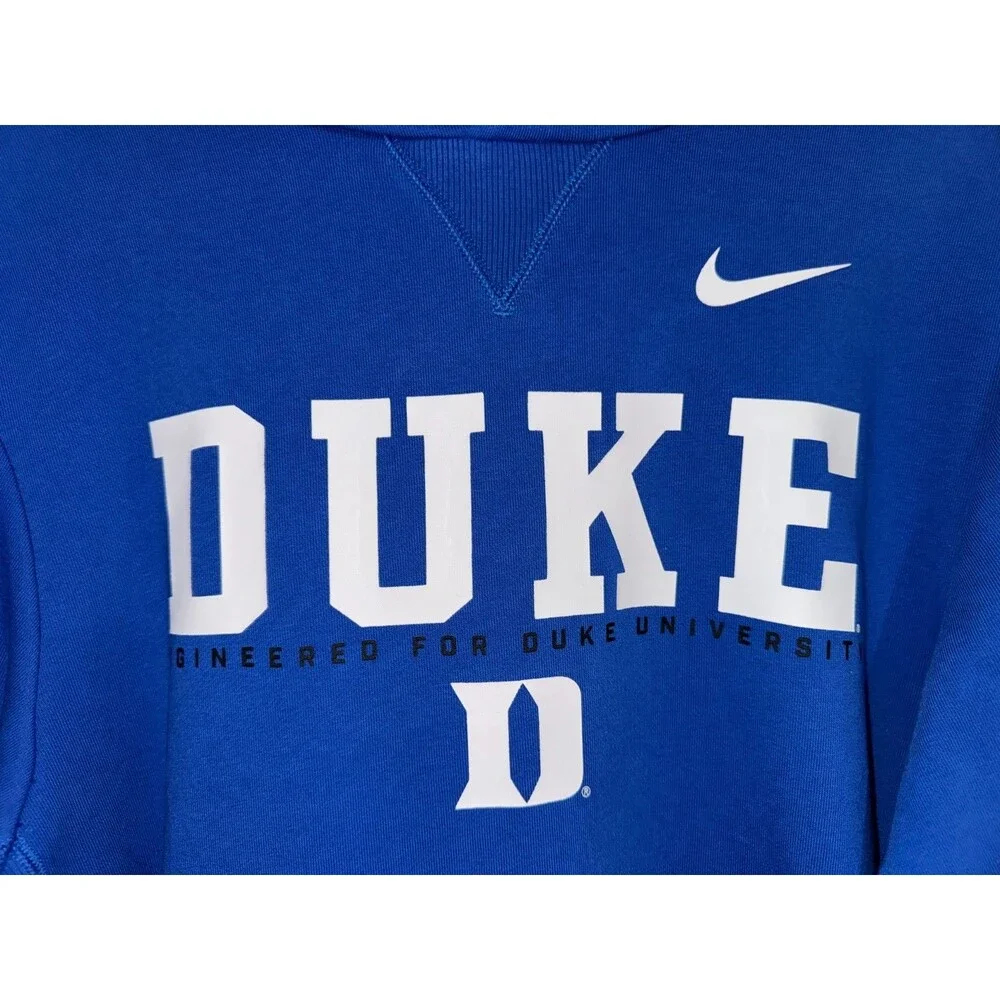 Mens M Nike NCAA Duke Blue Devils Football On-Field Team Issue PE Dri-FIT Hoodie
